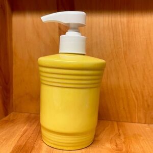 Fiesta! Sunflower yellow soap dispenser.